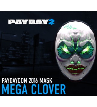 PAYDAY 2 - Mega Clover Mask PAYDAYCON 2016 DLC Steam Key GLOBAL